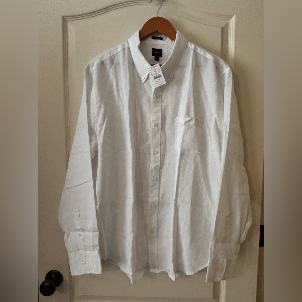 J. Crew Classic White Shirt XL *NEW*